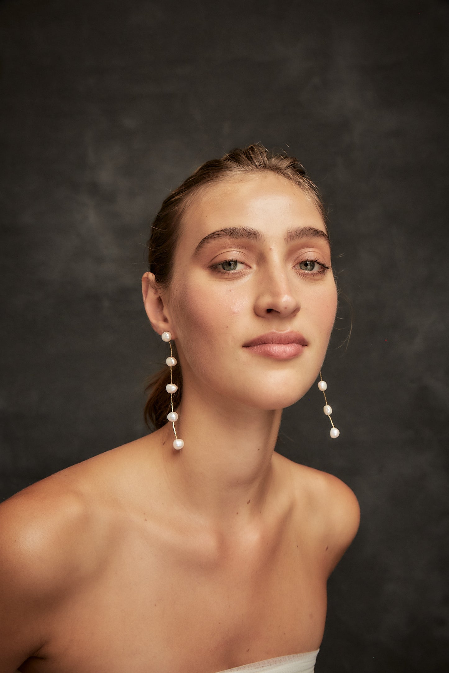 Jennifer Pearl Strand Earrings