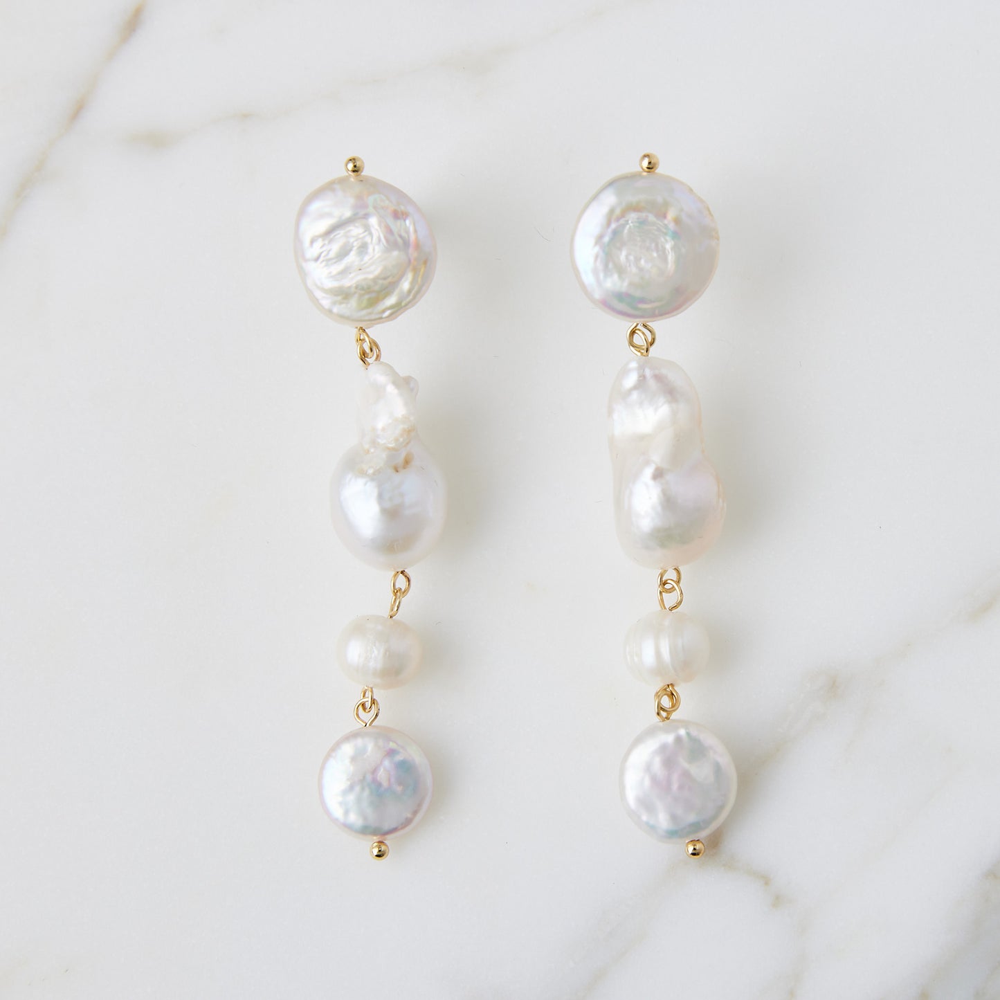 Ella Baroque Pearl Earrings
