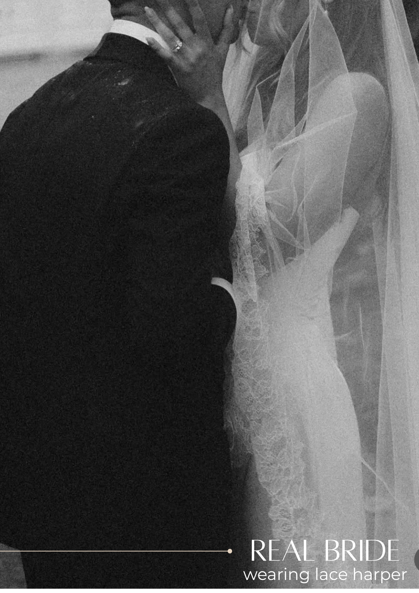 Harper Lace Trimmed Veil