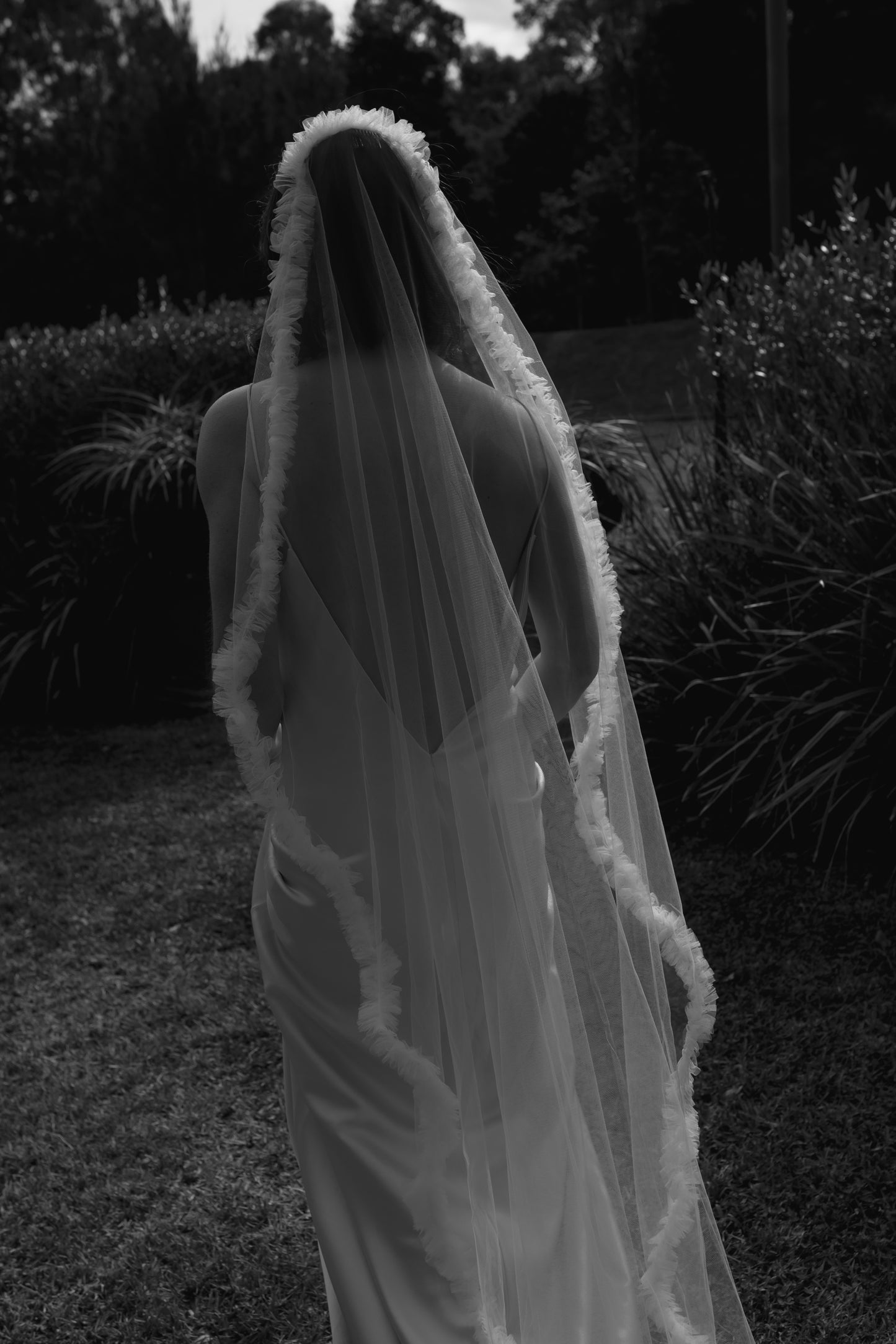 Arabella Ruffle Veil