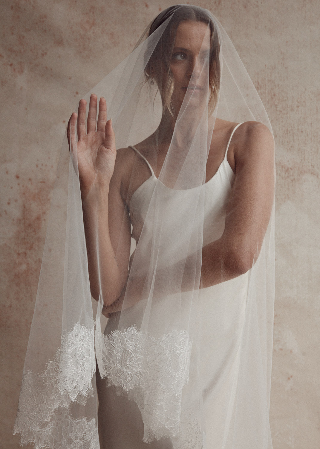 Harper Lace Trimmed Veil