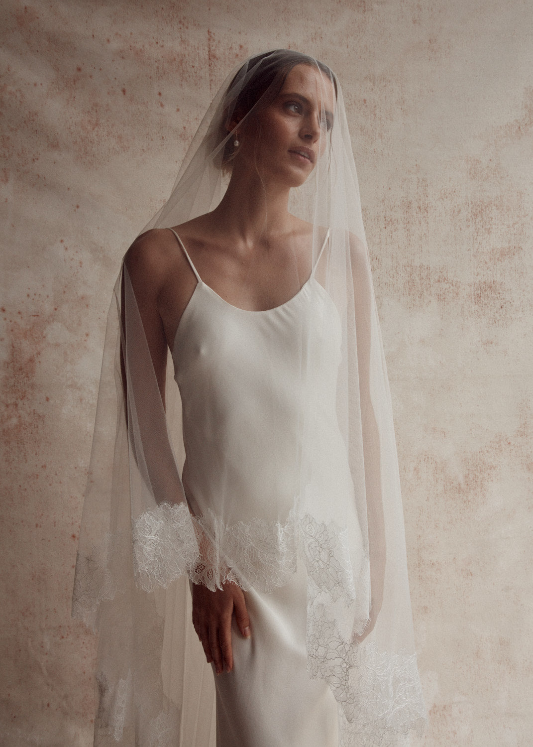 Harper Lace Trimmed Veil