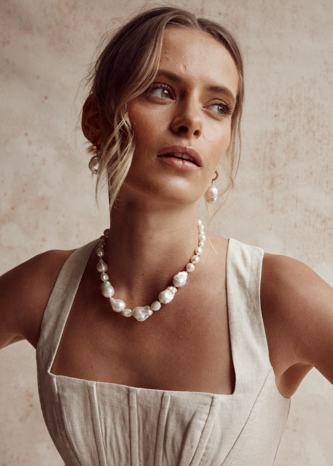 Kirra Baroque Pearl Earrings