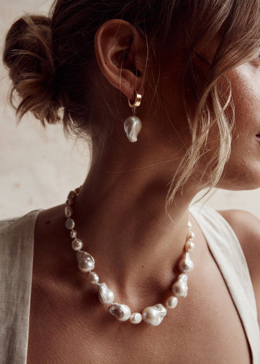 Kirra Baroque Pearl Earrings