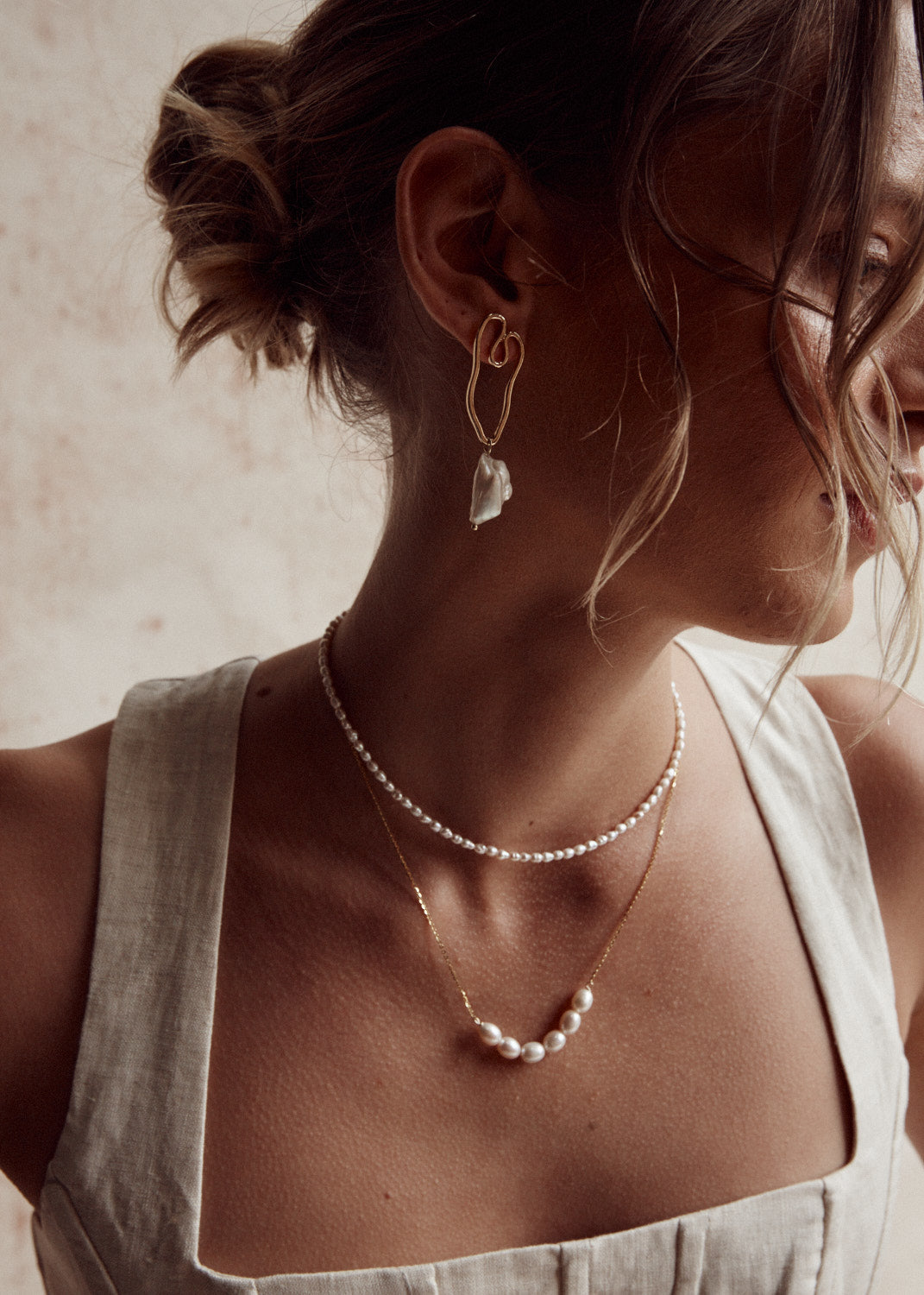 Lila Pearl Necklace