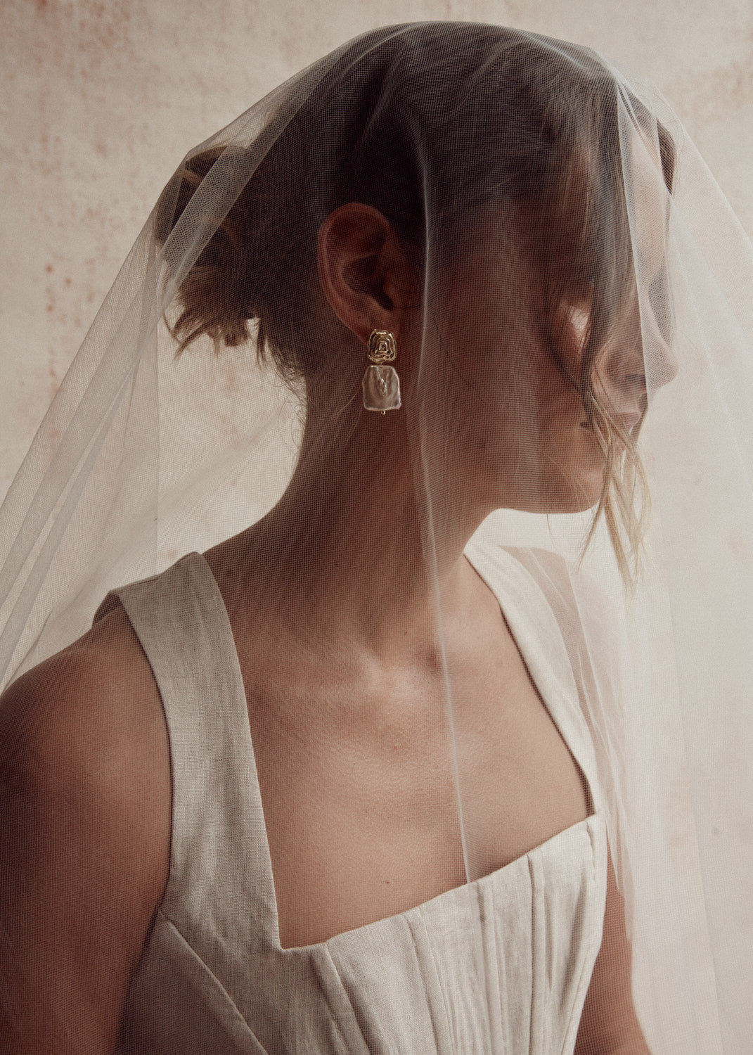 Pippa Vintage Style Pearl Earrings