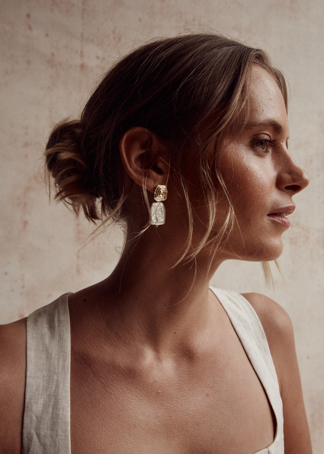 Pippa Vintage Style Pearl Earrings