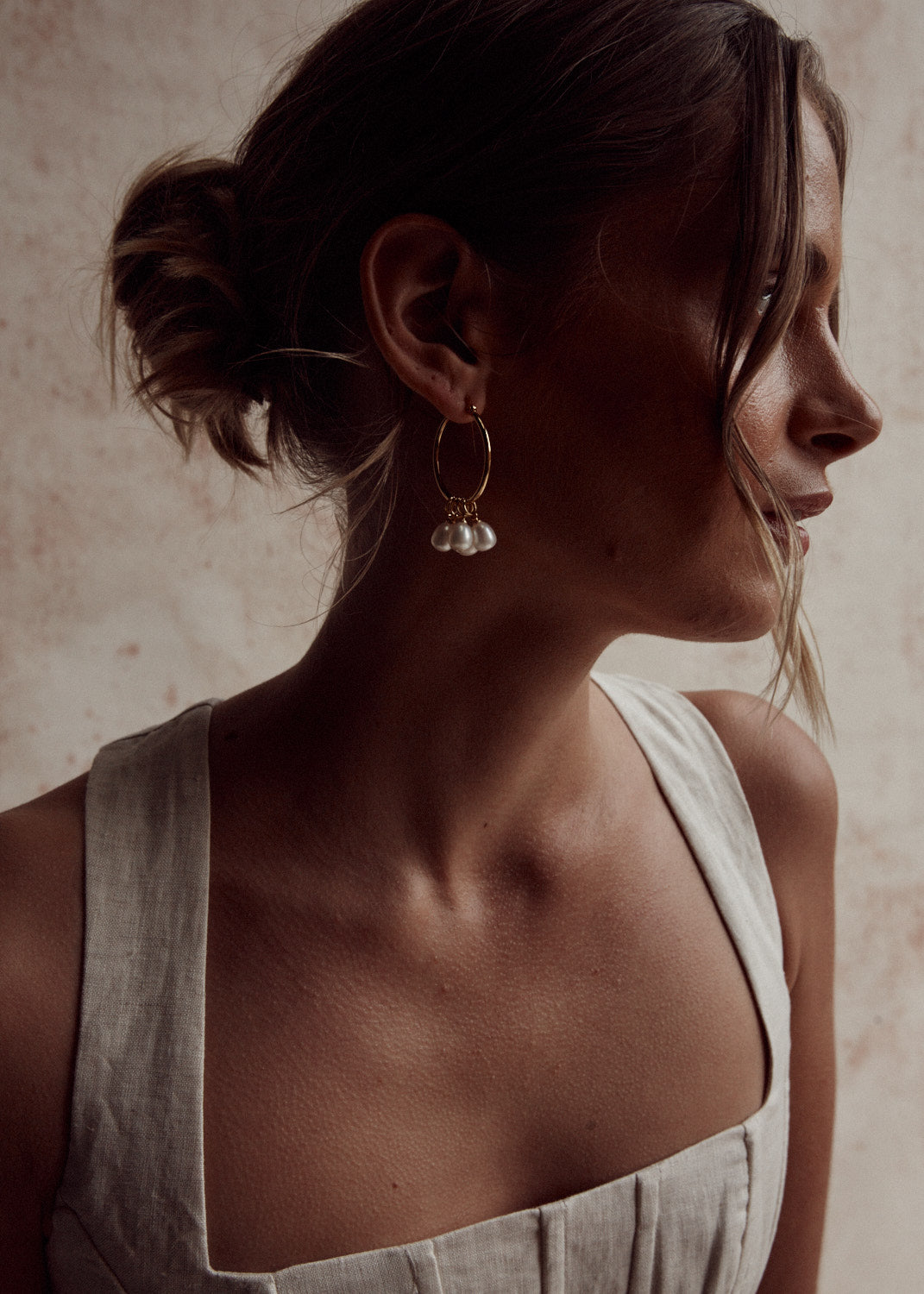 Indi Pearl Hoops