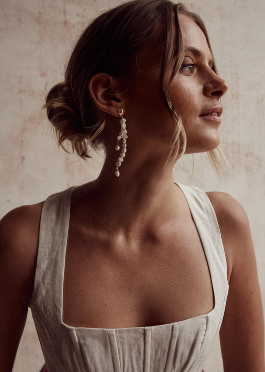 Ainsley Statement Pearl Earrings