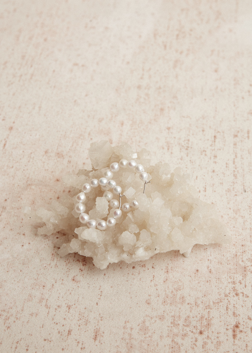 Molly Pearl Hoop Earrings