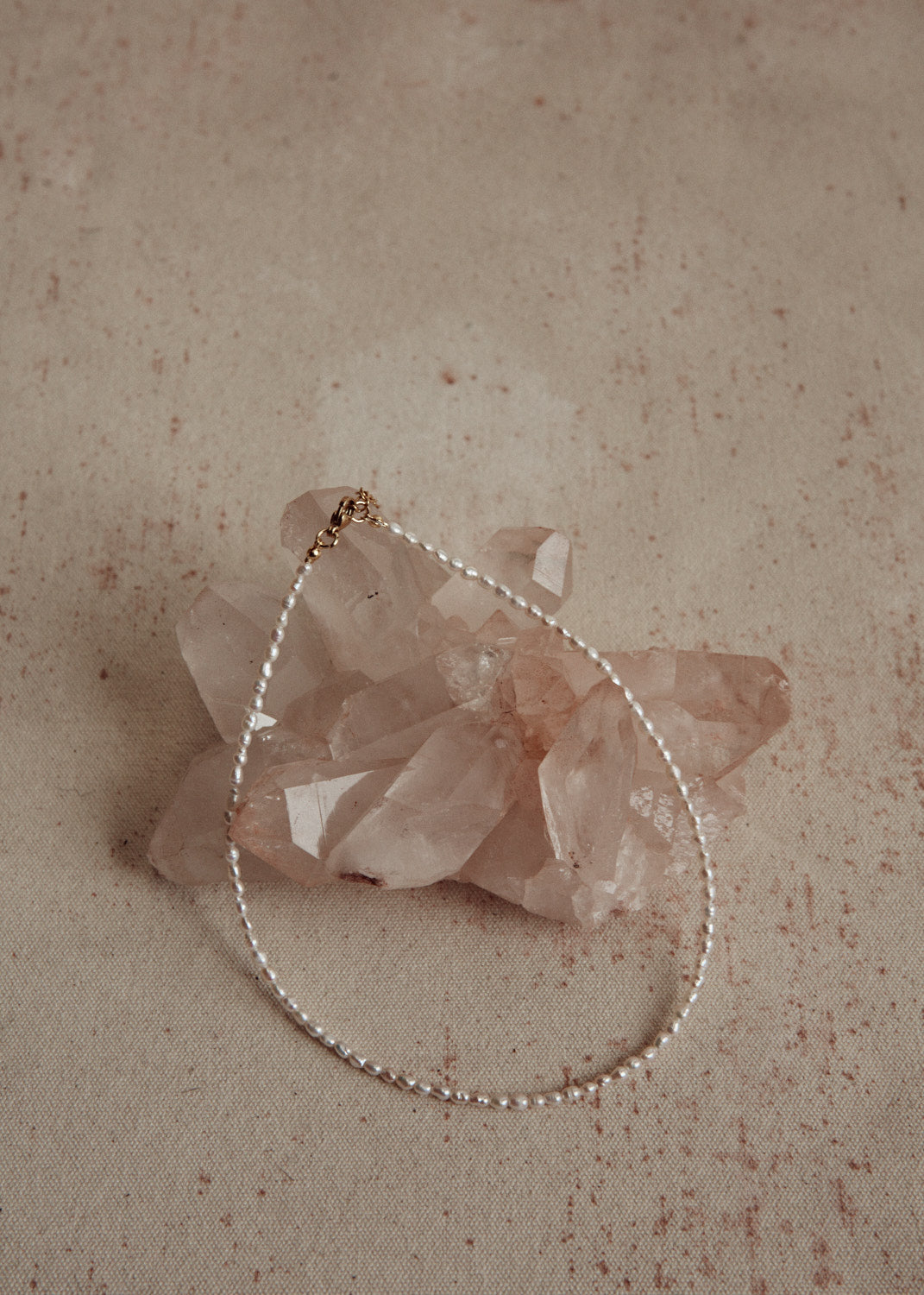Eliza Pearl Seed Necklace