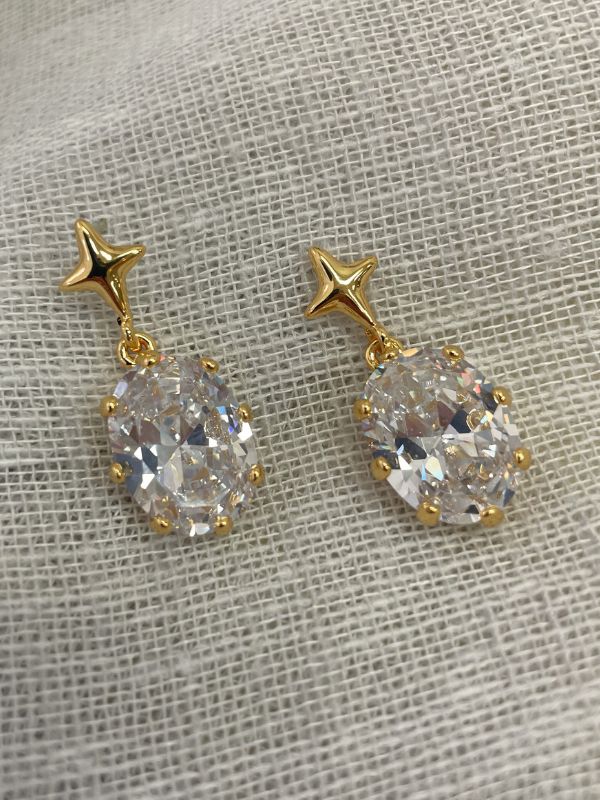 Lily Glass Pendant Earrings