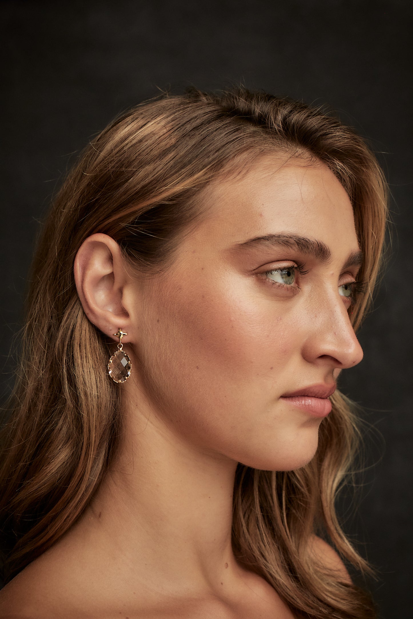 Lily Glass Pendant Earrings