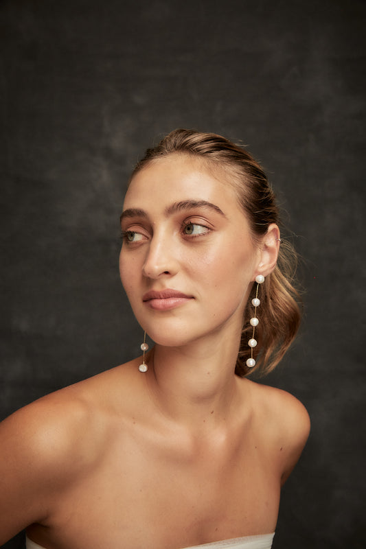 Jennifer Pearl Strand Earrings