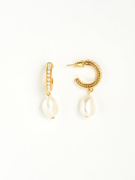 Alinta Pearl Drop Earrings