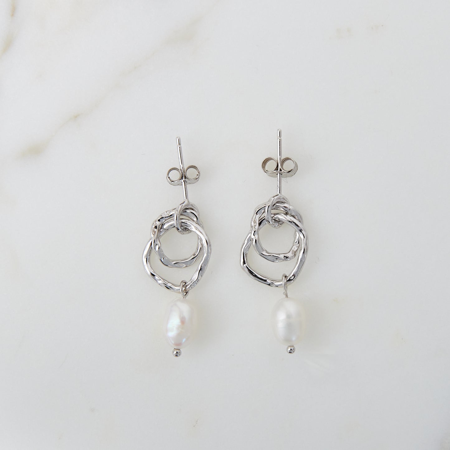 Freya Pearl Drop Earring