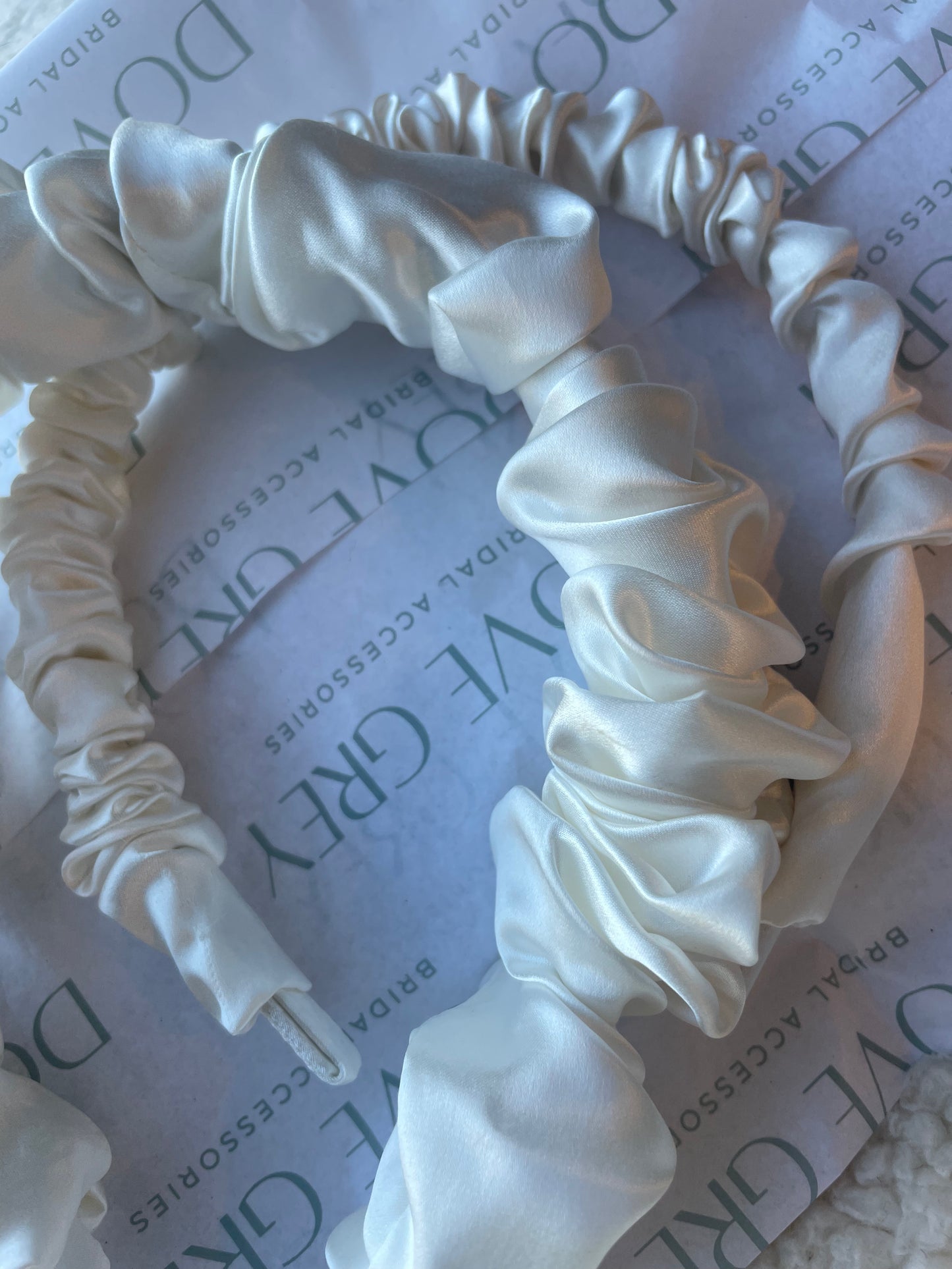 Evie Mulberry Silk Headband