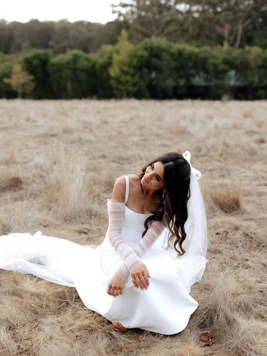 Eadie Crinoline Bow Veil