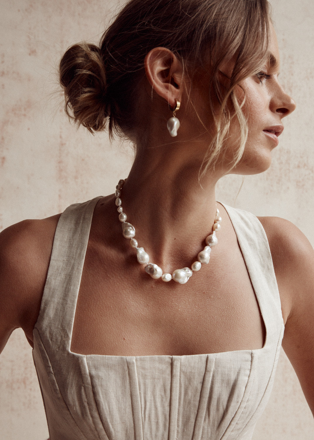 Kirra Baroque Pearl Earrings