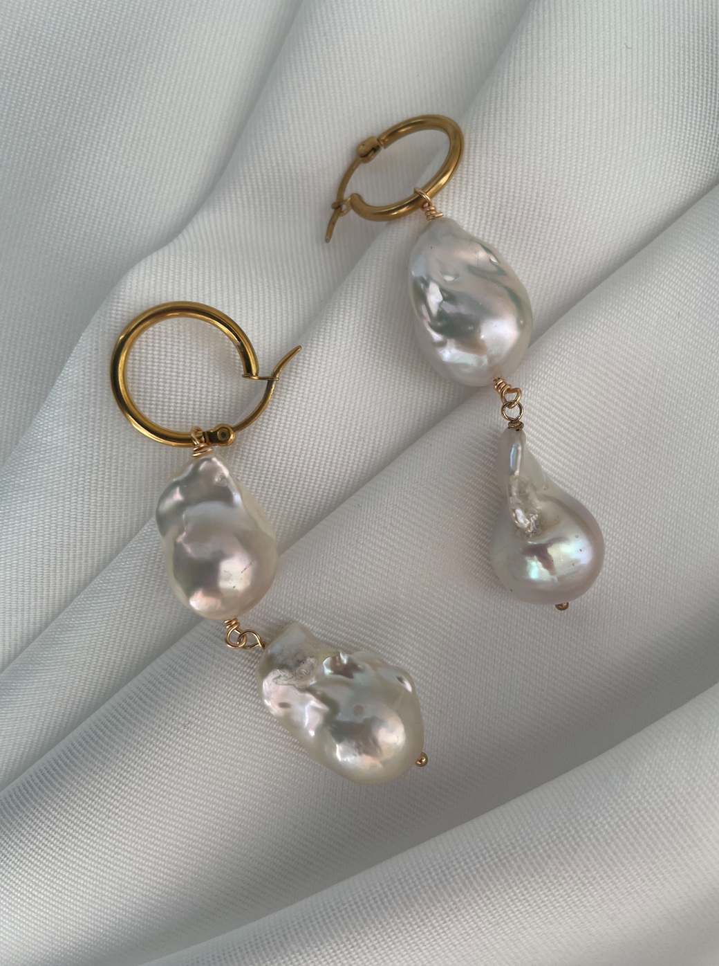 Drew Baroque Pearl Drop Earrings